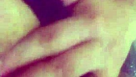 Latina Babe Masturbates Her Boobs In The Morning