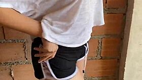 homemade couple heats up with intense pounding before hubby arrives