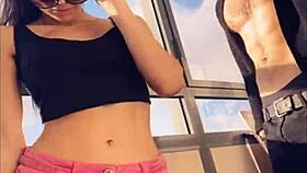 Pornstar Sasha Rose Performs Seductive Striptease Dance