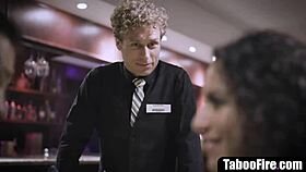 Slutty Brunette Bride Cheats On Husband With Waiter In Hardcore Fucking