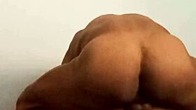 Ex-German boyfriend barebacks young sexy trans woman hard in homemade interracial frenzy reaching explosive orgasm