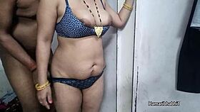 wanna watch this big titted indian babe get pounded in red saree?