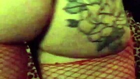 curvy slut shakes huge ass to red orgasm outdoors