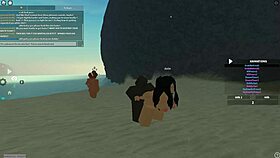 I feel so horny watching roblox porn with big black cocks and rough sex