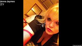 big tits milf jenna jaymes plays suggestively to the camera solo