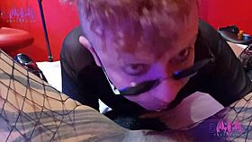 Juicy goth latina pussy creampied rough after clubbing adventure