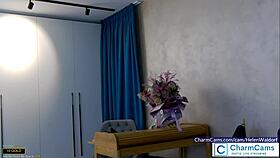 Clapping her lovely ass wearing black thong and elegant black corset helenwaldorf is the most adorable camgirl ever beautiful elegant lovely why not join her free daily chat