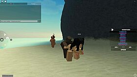 I feel so horny watching roblox porn with big black cocks and rough sex