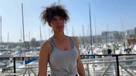 horny milf with big tits rides stranger's cock after pickup