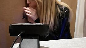 bettie hayward delivers epic deepthroat blowjob in gloryhole swallowing mature cum loads