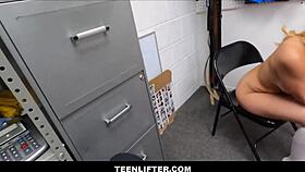 Teenlifter - petite latina store employee shoplifter agrees to have sex with officer for no cops - mads flores rusty nails