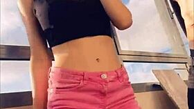 Pornstar Sasha Rose Performs Seductive Striptease Dance