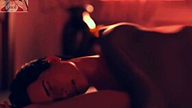 Stepmother gives hot massage fuck 😏