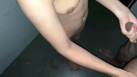 I fucked my friend's girlfriend in the bathroom and urinated on her