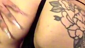 curvy slut shakes huge ass to red orgasm outdoors