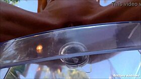 kinky blonde brittany andrews shoves dildo deep in her wet pussy!