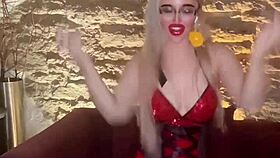 blonde singer goddess controls you with her findom domination vibes