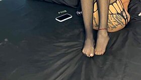 smoking blonde contrasts cig puffs with deepthroat monster