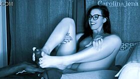 Hidden Cuckold Records Her Hotwife Interracial Footjob