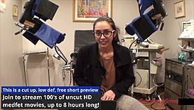 Nurse Lilly Hall Fingers Patients For Orgasm Research