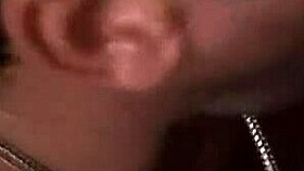 brunette spreads wide for deep hungry pussy sucking action