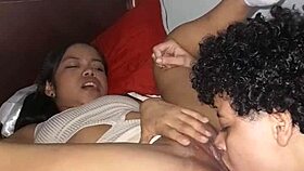 Catch amateur latina watching porn make bet end up fucking intensely