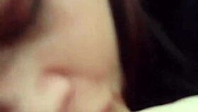 Brunette Slut Deepthroats and Sucks Massive Cock Hungrily