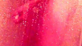 shy girl steps into steamy shower for intimate bathing moment