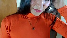 Latina visitor ends up with a creampie surprise in homemade POV.