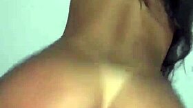 she whispers hurry up before parents wake as he slams her big latina ass doggy style pov