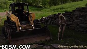 femdom punishes playgirl with rough sloppy pussy fucking