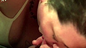 watching this bbw slobber on shemale cock gets me goin