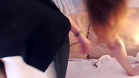 hot babe fingers wet pussy with toy until explosive orgasm!