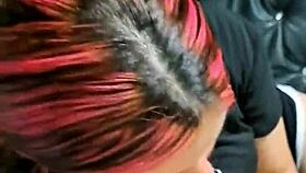 stepmom trapped under couch—hot quickie creampie from horny guy