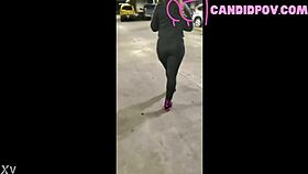 those sweet candid asses caught on hidden cam