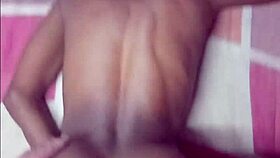 heart-pounding ebony beauty delivers intense doggystyle pounding with sloppy blowjob and handjob