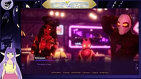 Studiofows Subverse Part 16: Muscular Big Tit Bodybuilder Takes Rough Creampie Game!