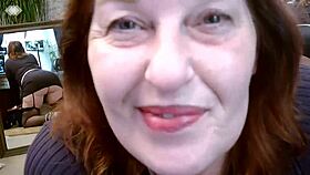 hey dawnskye1962 teases dirty in fishnets heels mirrors