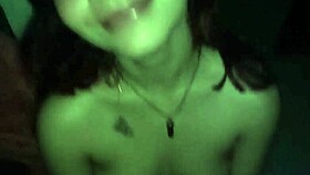 latina teen sucks and fucks my cock perfectly homemade