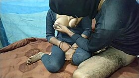 Big boob horny babe gets intense bedroom fuck