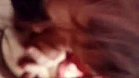 Brunette Slut Deepthroats and Sucks Massive Cock Hungrily