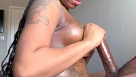 jacking huge cock straight from hospital deepthroat cumshot