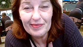 hey dawnskye1962 teases dirty in fishnets heels mirrors