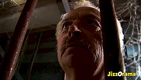 uhh grandpa's wrinkled cock gets sloppy blowjob from flat chested girl