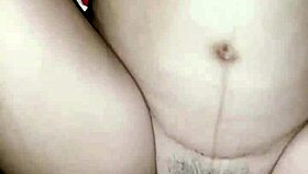 next door teen in lingerie milks big natural tits begging for cock!