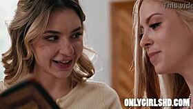 hey demi hawks, teaching kait the ropes on petite tits and ass play 🔥👅