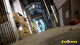 uhh grandpa's wrinkled cock gets sloppy blowjob from flat chested girl