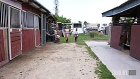 hey girls, wanna see sara jay pounding gia love's pussy at the party?