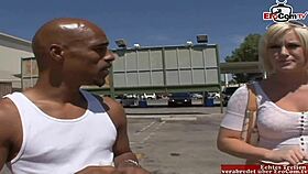 hairy blonde's tiny tits crave first bbc