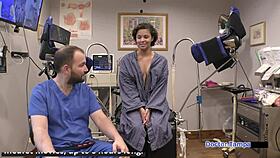 rebel wyatt strips backstage for dr tampa university exam